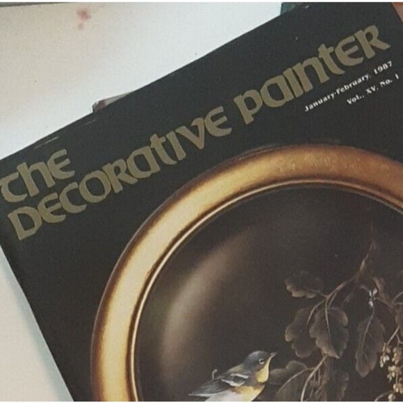 5 Decorative Painter Magazines 1987 National Tole Society - Picture 2 of 12